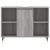 Set mobilier de baie, 3 piese, gri sonoma, lemn prelucrat GartenMobel Dekor