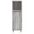 Set mobilier de baie, 3 piese, gri sonoma, lemn prelucrat GartenMobel Dekor