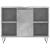 Set mobilier de baie, 3 piese, gri beton, lemn compozit GartenMobel Dekor