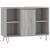 Set mobilier de baie, 3 piese, gri sonoma, lemn prelucrat GartenMobel Dekor