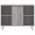 Set mobilier de baie, 3 piese, gri sonoma, lemn prelucrat GartenMobel Dekor