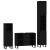 Set mobilier de baie, 3 piese, negru, lemn compozit GartenMobel Dekor