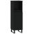 Set mobilier de baie, 3 piese, negru, lemn compozit GartenMobel Dekor