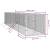 Padoc de exterior pentru câini argintiu 2x10x2m oțel galvanizat GartenMobel Dekor