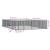 Padoc de exterior pentru câini argintiu 8x12x2m oțel galvanizat GartenMobel Dekor