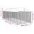 Padoc de exterior cu acoperiș argintiu 3x9x2,5m oțel galvanizat GartenMobel Dekor