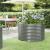 Jardinieră grădină gri 100x100x68 cm oțel vopsit electrostatic GartenMobel Dekor