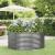 Jardinieră, gri, 140x140x68 cm, oțel vopsit electrostatic GartenMobel Dekor
