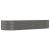 Strat înălțat grădină gri 367x140x68 oțel vopsit electrostatic GartenMobel Dekor