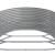 Jardinieră argintiu 510x140x68 cm oțel vopsit electrostatic GartenMobel Dekor