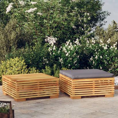 Set mobilier de grădină, 2 piese, lemn masiv de tec GartenMobel Dekor