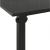 Set mobilier de exterior cu perne, 3 piese, negru, poliratan GartenMobel Dekor