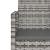 Set mobilier de exterior cu perne, 3 piese, gri, poliratan GartenMobel Dekor