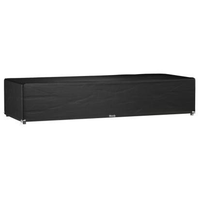 Husa șezlong, 12 ocheți, 205x75x40 cm, polietilenă GartenMobel Dekor