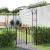 Arcadă de grădină cu poartă, negru, 108x45x235 cm oțel GartenMobel Dekor