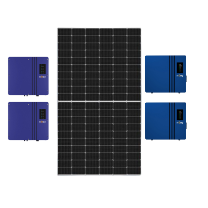 Kit fotovoltaic Njoy 10 kW Off Grid cu Baterie LifePo4 SafetyGuard Surveillance