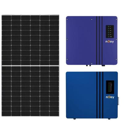 Kit fotovoltaic Njoy 5kW Off Grid cu Baterie LifePo4 SafetyGuard Surveillance