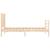 Cadru de pat cu tăblie, 100x200 cm, lemn masiv GartenMobel Dekor