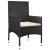 Set mobilier relaxare grădină 4 piese cu perne poliratan negru GartenMobel Dekor