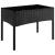 Set mobilier relaxare grădină 4 piese cu perne poliratan negru GartenMobel Dekor