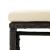 Set mobilier de grădină cu perne, 6 piese, negru, poliratan GartenMobel Dekor