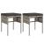 Set mobilier de grădină cu perne, 6 piese, gri, poliratan GartenMobel Dekor