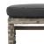 Set mobilier de grădină cu perne, 6 piese, gri, poliratan GartenMobel Dekor