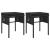 Set mobilier de grădină cu perne, 6 piese, negru, poliratan GartenMobel Dekor
