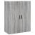 Dulapuri montate pe perete, 2 buc, gri sonoma, 69,5x34x90 cm GartenMobel Dekor