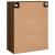Dulapuri montate pe perete, 2 buc, stejar maro, 69,5x34x90 cm GartenMobel Dekor