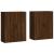 Dulapuri montate pe perete, 2 buc, stejar maro, 69,5x34x90 cm GartenMobel Dekor