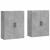 Dulap cu montaj pe perete, 2 buc, gri beton, 69,5x34x90 cm GartenMobel Dekor