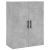 Dulap cu montaj pe perete, 2 buc, gri beton, 69,5x34x90 cm GartenMobel Dekor