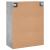 Dulap cu montaj pe perete, 2 buc, gri beton, 69,5x34x90 cm GartenMobel Dekor