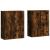 Dulapuri montate pe perete, 2 buc, stejar afumat, 69,5x34x90 cm GartenMobel Dekor