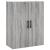 Dulapuri montate pe perete, 2 buc, gri sonoma, 69,5x34x90 cm GartenMobel Dekor