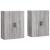 Dulapuri montate pe perete, 2 buc, gri sonoma, 69,5x34x90 cm GartenMobel Dekor