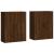 Dulapuri montate pe perete, 2 buc, stejar maro, 69,5x34x90 cm GartenMobel Dekor