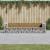 Bancă grădină design gabion, 287x71x65,5 cm, lemn pin impregnat GartenMobel Dekor