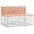 Bancă de grădină tip gabion,347x71x65,5 cm, lemn masiv Douglas GartenMobel Dekor