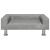 Canapea pentru copii, gri deschis, 70x45x26,5 cm, catifea GartenMobel Dekor