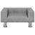 Canapea pentru copii, gri deschis, 50x40x26,5 cm, catifea GartenMobel Dekor
