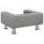 Canapea pentru copii, gri deschis, 50x40x26,5 cm, catifea GartenMobel Dekor