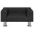 Canapea pentru copii, negru, 50x40x26,5 cm, catifea GartenMobel Dekor