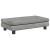 Canapea pentru copii cu taburet gri deschis 100x50x30cm catifea GartenMobel Dekor