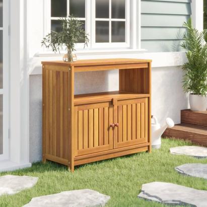 Masă consolă de grădină, 80x35x75 cm, lemn masiv de acacia GartenMobel Dekor