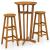 Set mobilier de bar, 3 piese, lemn masiv de acacia  GartenMobel Dekor