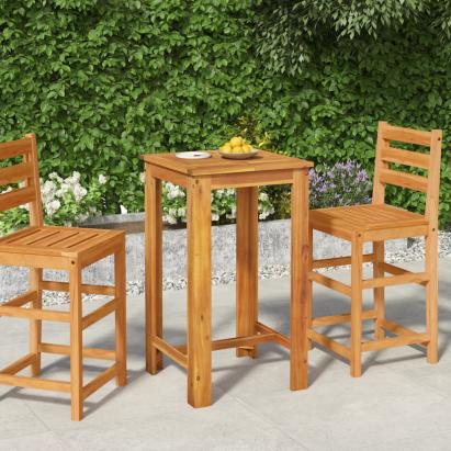 Masă de bar de grădină, 60 x 60 x 105 cm, lemn masiv de acacia  GartenMobel Dekor