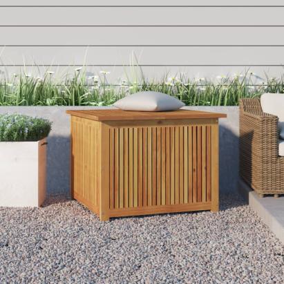 Ladă depozitare pentru grădină 75x75x58 cm lemn masiv acacia GartenMobel Dekor