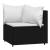 Set mobilier relaxare grădină 4 piese cu perne poliratan negru GartenMobel Dekor